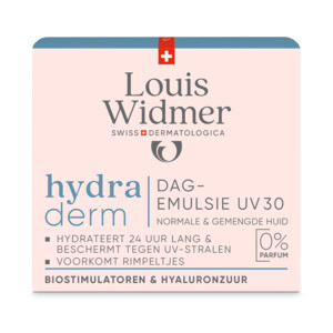 Louis Widmer Hydraderm Zonder Parfum Dagemulsie UV SPF30 - 34.5 euro