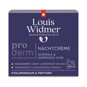 Louis Widmer Proderm Zonder Parfum Nachtcrème - 40.5 euro