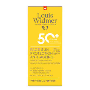 Louis Widmer Zonnebrand Zonder Parfum Gezichtscrème Anti-Ageing SPF50+ - 26.5 euro