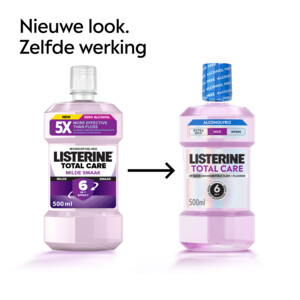 Listerine Mondwater Total Care Mild Mint Alcoholvrij - 7.99 euro