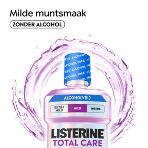 Listerine Mondwater Total Care Mild Mint Alcoholvrij - 7.99 euro