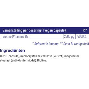 Vitakruid Biotine 2500 mcg - 16.15 euro