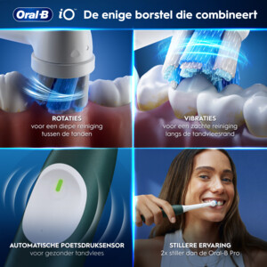 Oral-B Elektr tandenborstel iO2 forest green + reisetui 1st - 84.99 euro