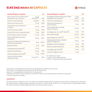 Vitals Elke Dag Mama - 22.35 euro