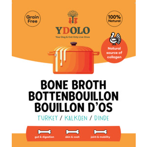 YDOLO Bottenbouillon BIO Kalkoen 