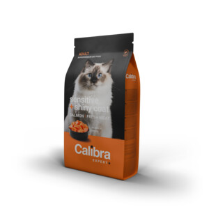 Calibra Expert+ Kattenvoer Sensitive & Shiny Coat Zalm