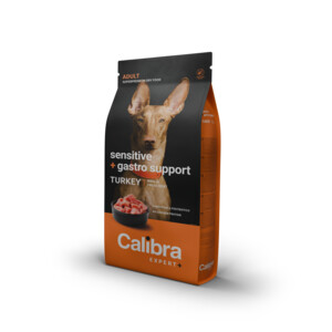 Calibra Expert+ Hondenvoer Sensitive & Gastro Support Kalkoen