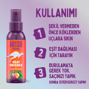 3x Aussie SOS Spray Heat Defense - 26.78 euro