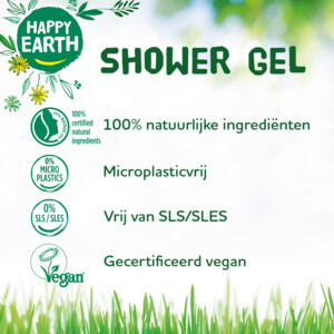 Happy Earth 100% Natuurlijke Douchegel Eucalyptus - 5.24 euro
