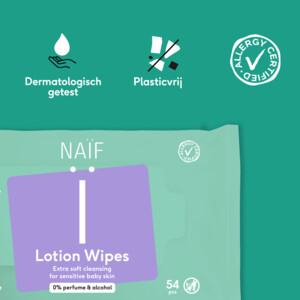 Naif Billendoekjes Lotion Wips - 71.99 euro