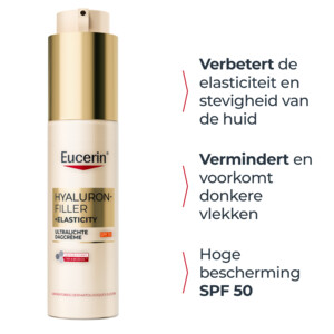 Eucerin Hyaluron-Filler + Elasticity Ultralichte Dagcrème SPF50 - 40.69 euro