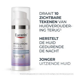 Eucerin Hyaluron-Filler + Longevity Nachtcrème - 43.55 euro