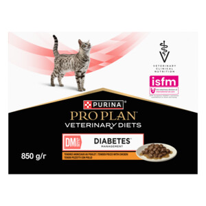 Pro Plan Veterinary Diets Kattenvoer Diabetes Management Kip 10 x 85 gr