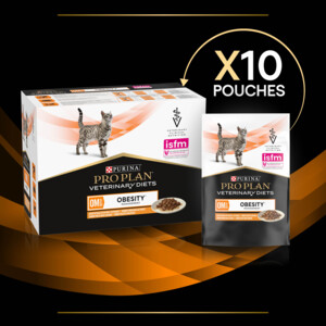 Pro Plan Veterinary Diets Kattenvoer Obesity Management Kip 10 x 85 gr