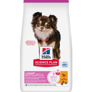 Hill's Science Plan Hondenvoer Droog Adult Light Small & Mini Kip