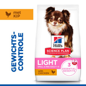 Hill's Science Plan Hondenvoer Droog Adult Light Small & Mini Kip 6 kg