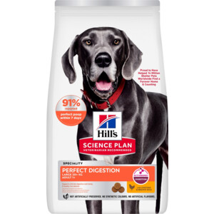 Hill's Science Plan Hondenvoer Droog Adult Perfect Digestion Large Kip - Rijst