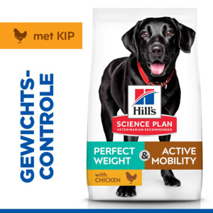 Hill's Science Plan Hondenvoer Droog Adult Perfect Weight & Active Mobility Large Kip 12 kg