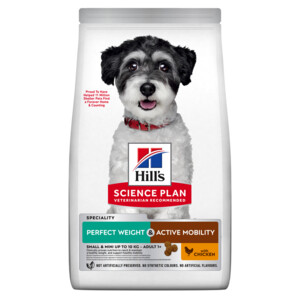 Hill's Science Plan Hondenvoer Droog Adult Perfect Weight & Active Mobility Small & Mini Kip