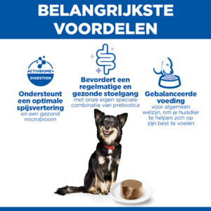 Hill's Science Plan Hondenvoer Nat Adult Perfect Digestion Small & Mini Mousse Kalkoen 12 x 200 gr