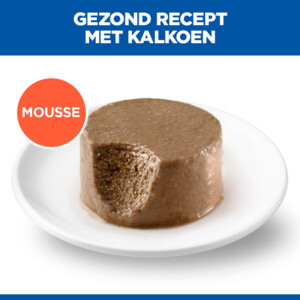 Hill's Science Plan Hondenvoer Nat Adult Perfect Digestion Small & Mini Mousse Kalkoen 12 x 200 gr