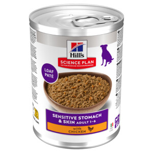 Hill's Science Plan Hondenvoer Nat Adult Sensitive Stomach & Skin Kip & Groenten