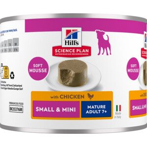 Hill's Science Plan Hondenvoer Nat Mature Adult Small&Mini Mousse Kip