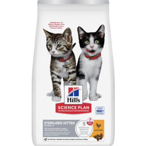 Hill's Science Plan Kattenvoer Droog Kitten Sterilised  Kip