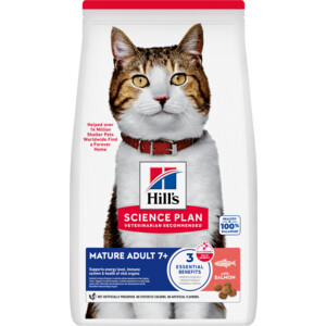 Hill's Science Plan Kattenvoer Droog Mature Adult 7+  Zalm
