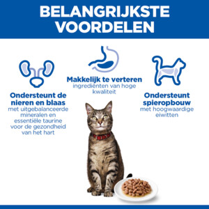 Hill's Science Plan Kattenvoer Nat Adult  Rund 12 x 85 gr