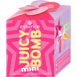essence Geschenkset Juicy Bomb Shiny Lipgloss Mini 01 Holiday Happiness - 5.85 euro