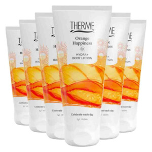 Therme 6x Orange Happiness Hydra+ Bodylotion 250 ml - 6 stuks