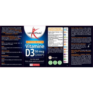 Lucovitaal Vitamine D3 50mcg 2000IE - 6.55 euro