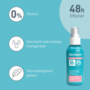 Deoleen Deodorant Spray Derma Intense Anti-Transpirant - 7.39 euro