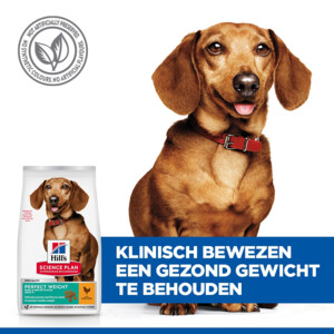 Hill's Science Plan Hondenvoer Droog Adult Perfect Weight Small & Mini Kip 6 kg