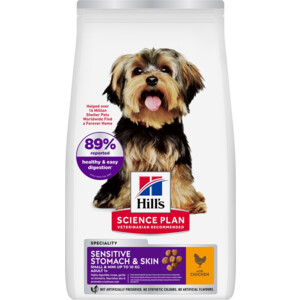 Hill's Science Plan Hondenvoer Adult Sensitive Stomach & Skin Small & Mini Kip