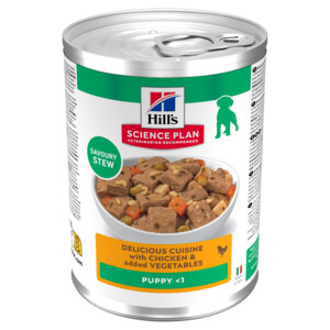 Hill's Science Plan Hondenvoer Nat Puppy Stew Kip & Groenten