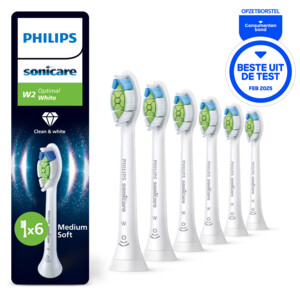 Philips Sonicare Optimal White W2 Opzetborstels Wit - 44.65 euro