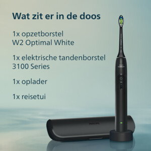 Philips Sonicare 3100 Elektrische Tandenborstel Zwart - 48.99 euro