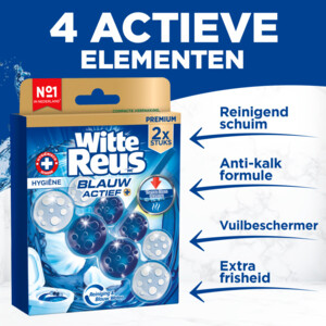 Witte Reus Toiletblok Blauw Actief Hygiene - 3.45 euro