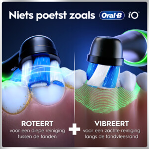 Oral-B iO 6 Elektrische Tandenborstel Dubbelpak Zwart en Roze + 3 Opzetborstels + Premium Reisetui - 429.99 euro