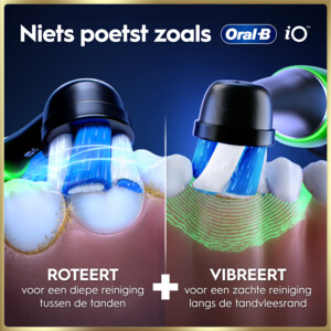Oral-B iO 9 Elektrische Tandenborstel Blauw + 2 Opzetborstels + Oplaadreisetui - 333.96 euro