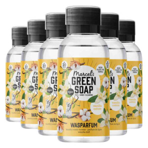 6x Marcel's Green Soap Wasparfum Vanille & Katoen 250 ml