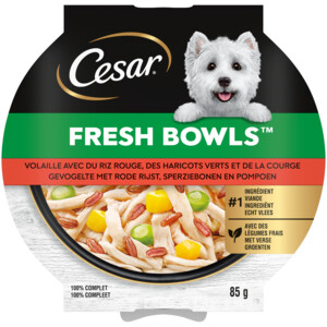 Cesar Hondenvoer Nat Fresh Bowls Gevogelte