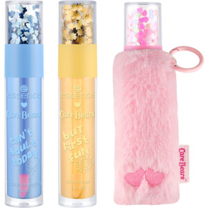 essence Geschenkset Care Bears Lip Oil Trio & Fluffy Holder - 7.85 euro