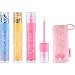 essence Geschenkset Care Bears Lip Oil Trio & Fluffy Holder - 7.85 euro