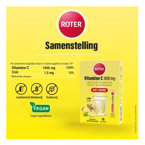 Roter Vitamine C 1000 mg + Zink Hot drink - 7.89 euro