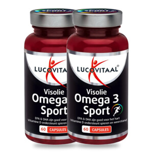 Lucovitaal 2x Visolie Omega 3 Sport 60 capsules - 120 stuks