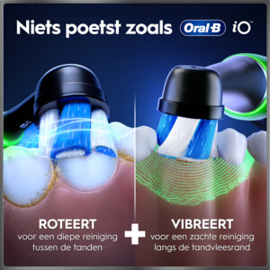 Oral-B iO 10 Elektrische Tandenborstel Duo Zwart en Zwart - 329 euro