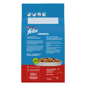 Felix Original Kattenvoer Droog Adult Rund & Kip - 4.99 euro